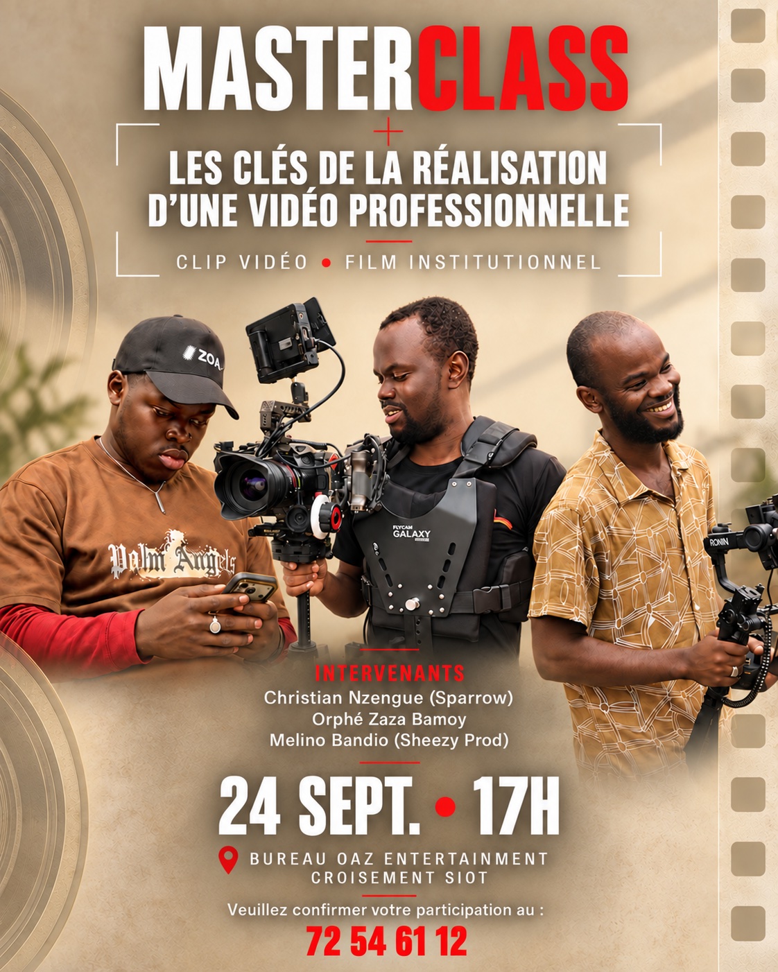 près de 50 jeunes formés aux secrets de la vidéo professionnelle